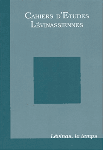 Couverture des Cahiers d'études lévinassiennes n°1