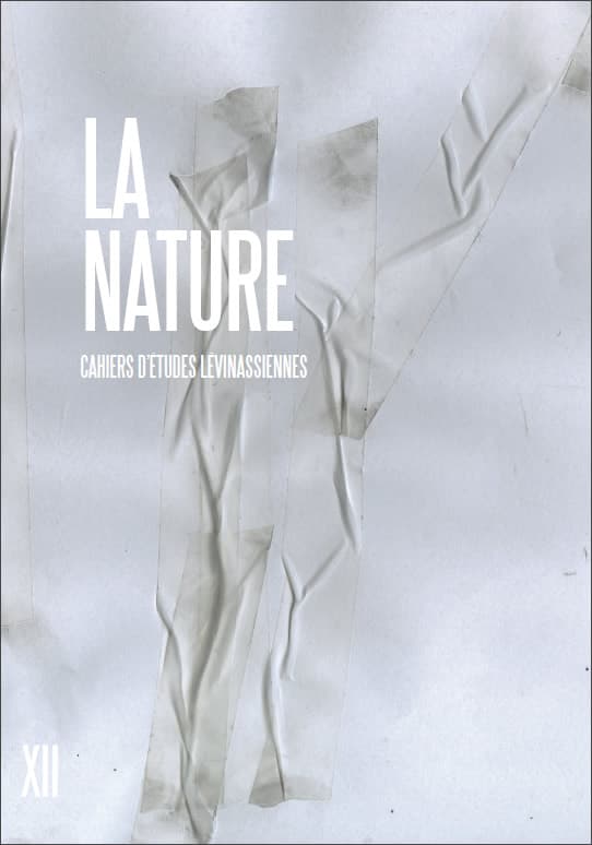 Couverture des Cahiers d'études lévinassiennes n°12, La nature